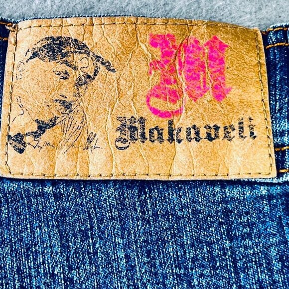 Makaveli Juniors Tupac Shakur  Jeans Size 13 Vintage Streetwear Rap Hip Hop - Picture 16 of 16